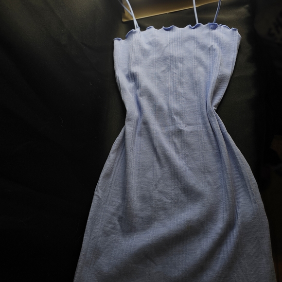 Forever 21 Blue Spaghetti Strap Mini Dress - Picture 1 of 5